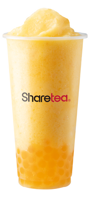 Mango Passion Yogurt w/ Mango Popping Boba