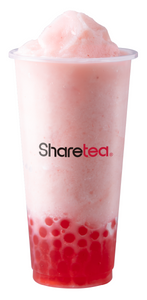 Strawberry Yogurt w/ Strawberry Popping Boba