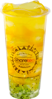 Fruit Tea: Kiwi Fruit Tea with Aiyu Jelly