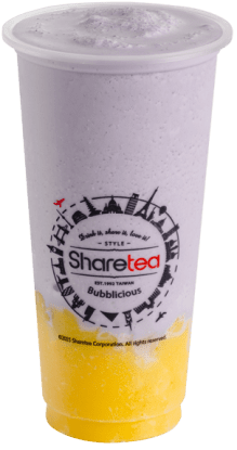 Ice Blended: Taro Ice Blended with Pudding