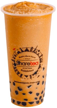 Ice Blended: Thai Tea Ice Blended with Pearl