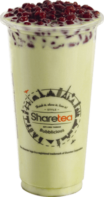 Milk Tea: Matcha Red Bean Milk Tea